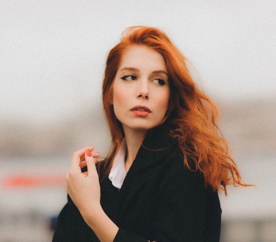 Shoulder Visual Idea — Winter Hair Colors for Redheads