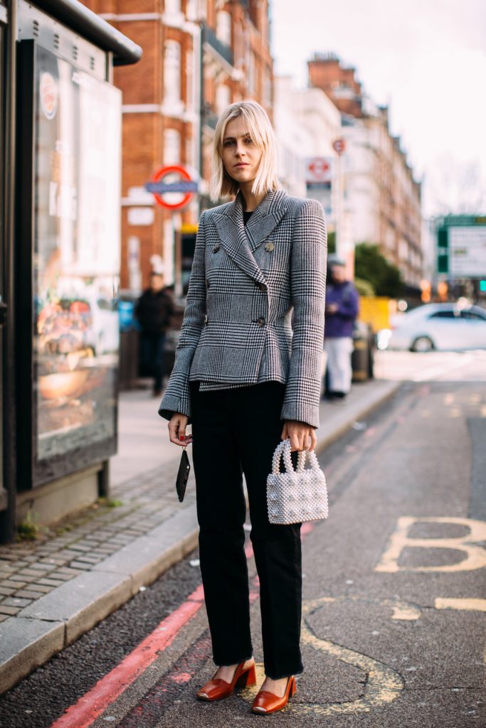 Classic Plaid Blazer Over Black Basics Classic Plaid Blazer Over Black Basics β London Winter Outfits