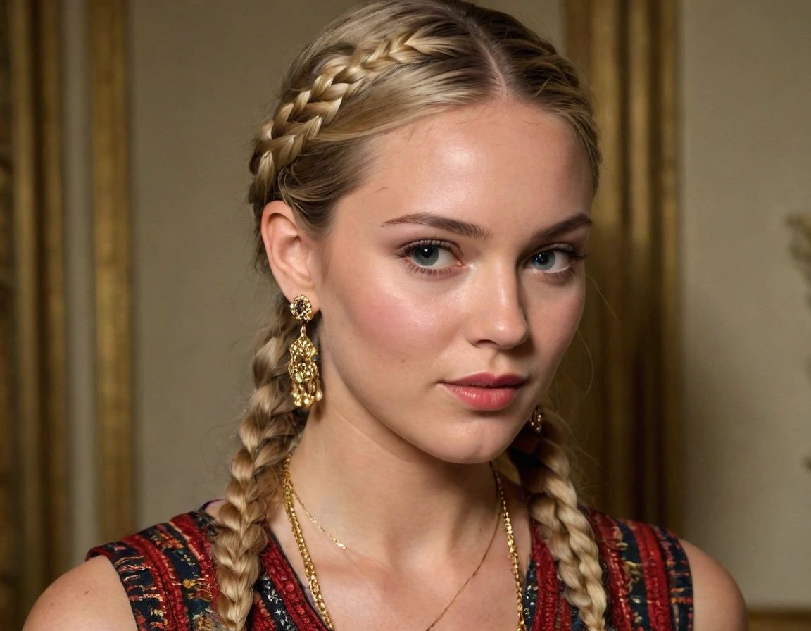 Ash Blonde French Braids for Fine Hair — Winter Braided Hairstyles