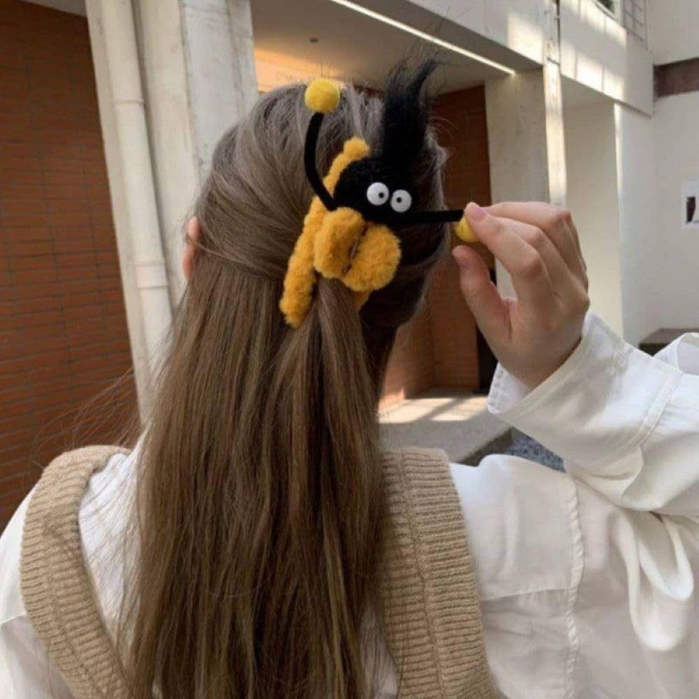 Medium Brown Ponytail With Cartoon Clip Medium Brown Ponytail With Cartoon Clip β Cute Winter Hairstyles