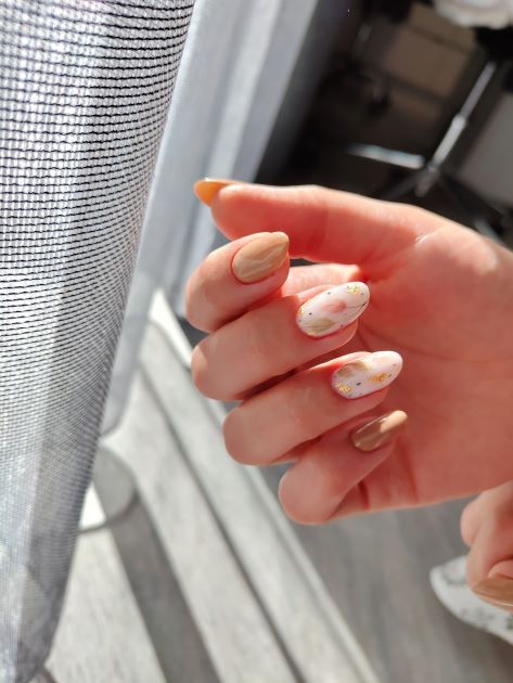 Deep Gray with a Blue Hint — Winter Gray Nails