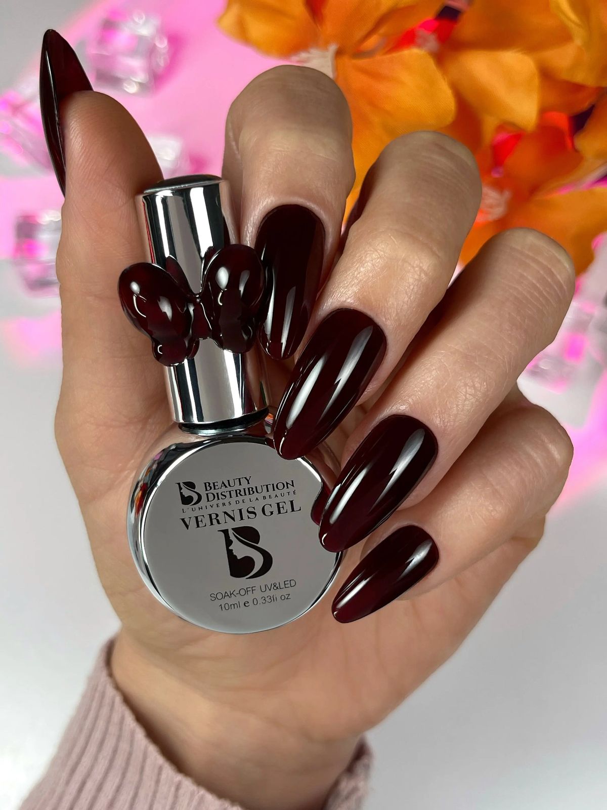Medium Stiletto Deep Glossy Cherry Red Medium Stiletto Deep Glossy Cherry Red β Cherry Red Nails