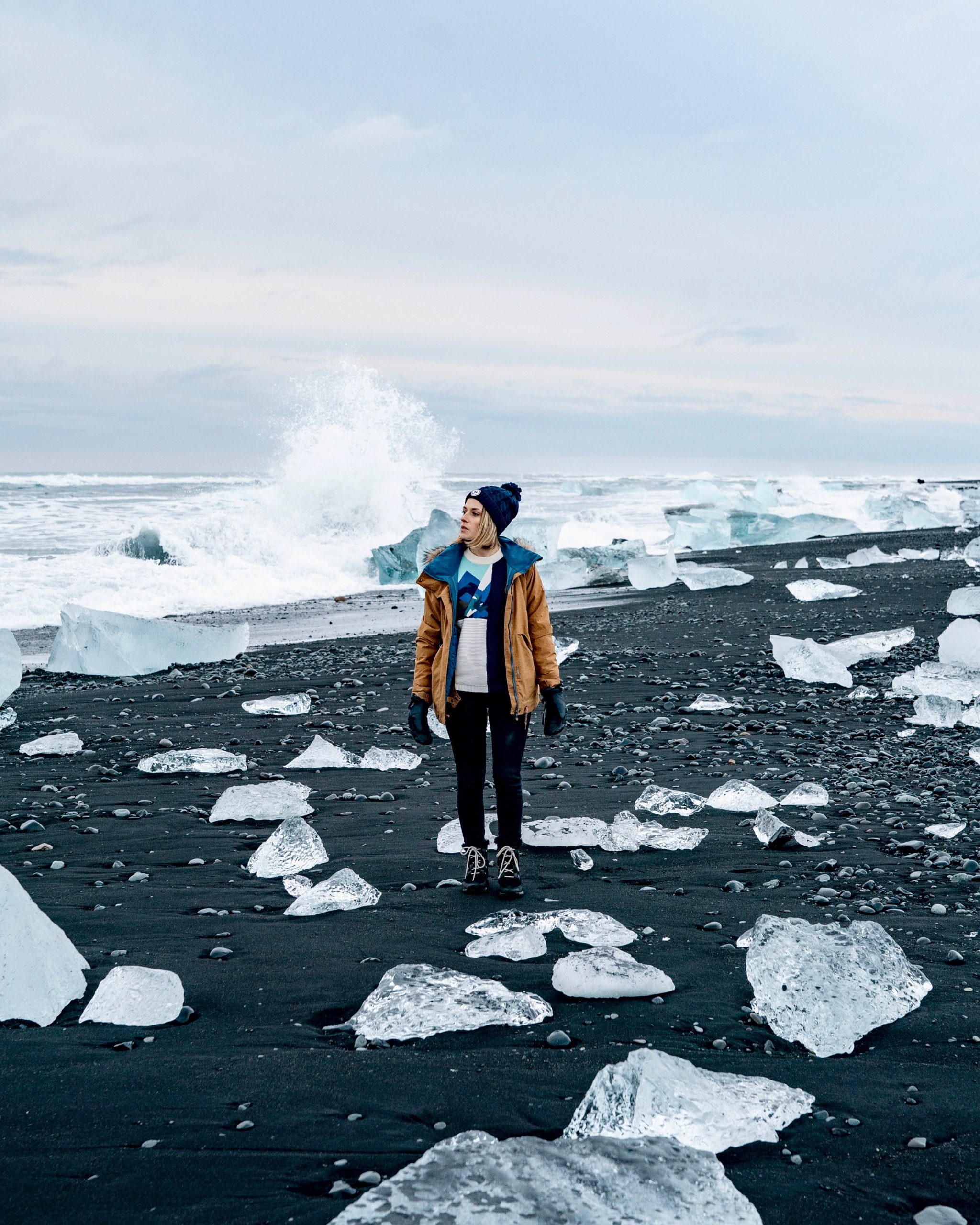 Tan Hooded Jacket for Cold Climate Exploration Tan Hooded Jacket for Cold Climate Exploration β Iceland Winter Outfits