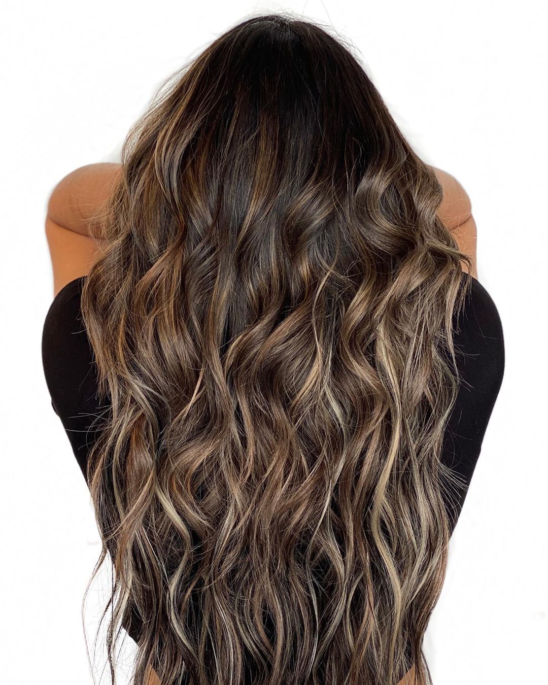 Mid-Back Ash Blonde Balayage Mid-Back Ash Blonde Balayage β Mushroom Brown Hair