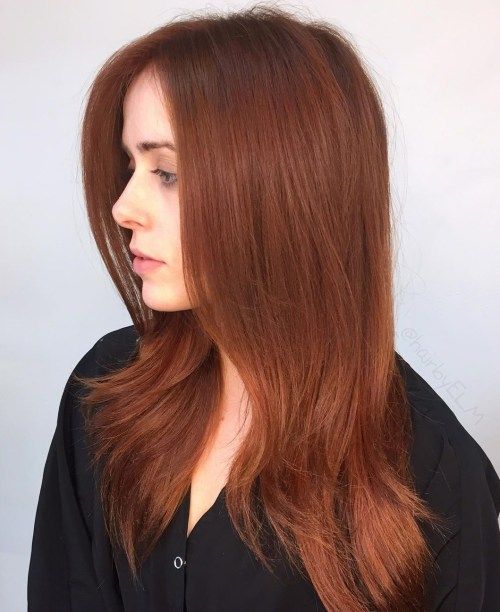 Visual Idea — Winter Auburn Hair Color