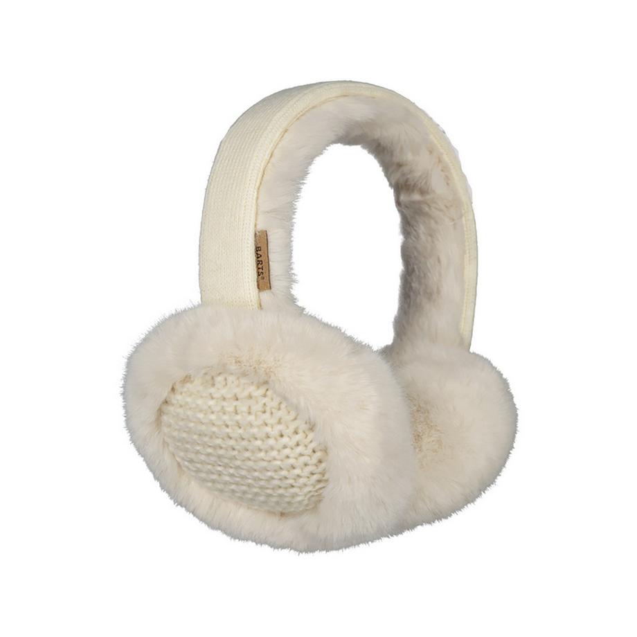 Knit Texture Earmuffs in Cream and Off-White — Earmuffs Outfits