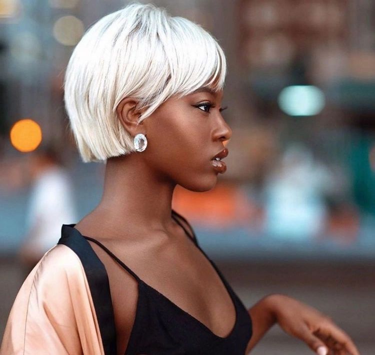 Ash Blonde Pixie Cut Ash Blonde Pixie Cut β Winter Hair Colors for Black Women