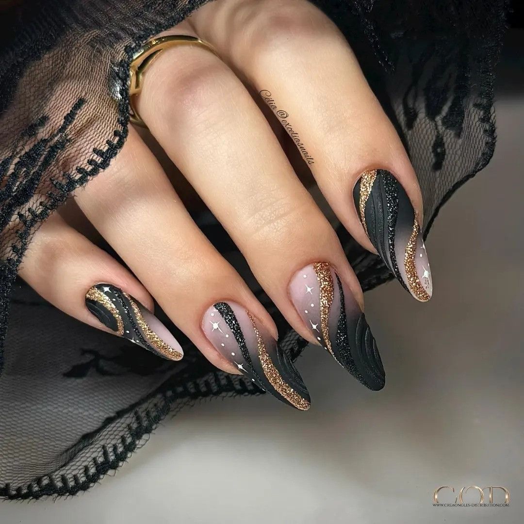 Glitter Blown Metallic 25 – Paillettes ultra-fines noir métallique