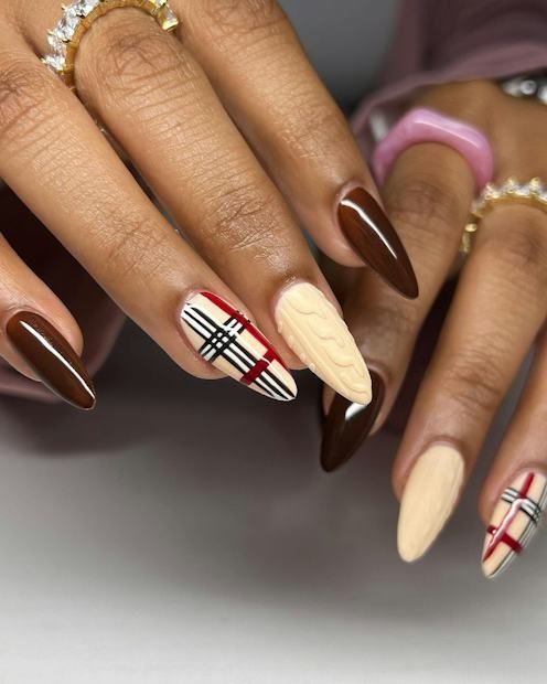 Plaid Patterns Visual Idea Plaid Patterns Visual Idea β Winter Plaid Nails
