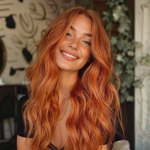 Rich Ginger Red Winter Waves Rich Ginger Red Winter Waves β Winter Red Hair Colors