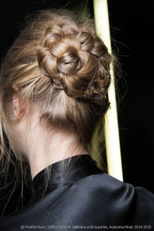 Sculpted Braided Updo — Winter Date Night Hairstyles