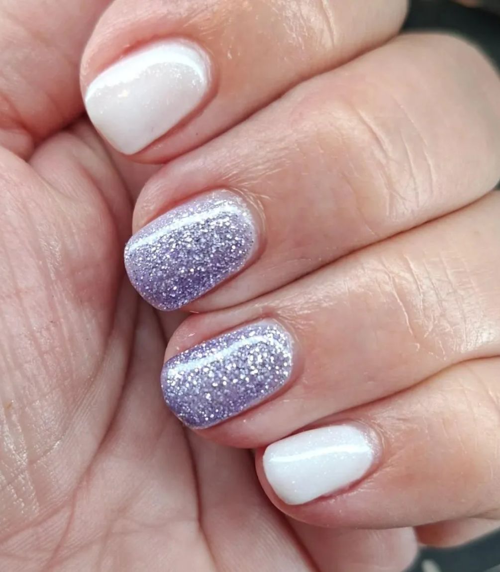 Visual Idea β Index Winter Lavender Nails