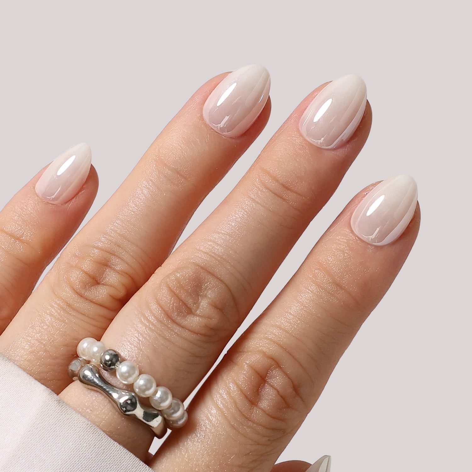 Sheer Milky White Elegance Sheer Milky White Elegance β New Years Dip Powder Nails 2027