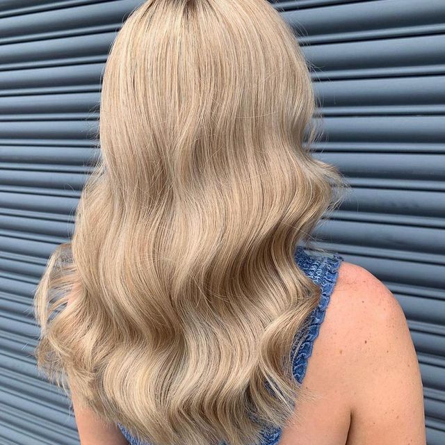 Champagne Blonde Visual Idea — Winter Hair Colors for Blondes