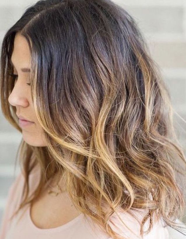 Collarbone Visual Idea — Winter Ombre Hair