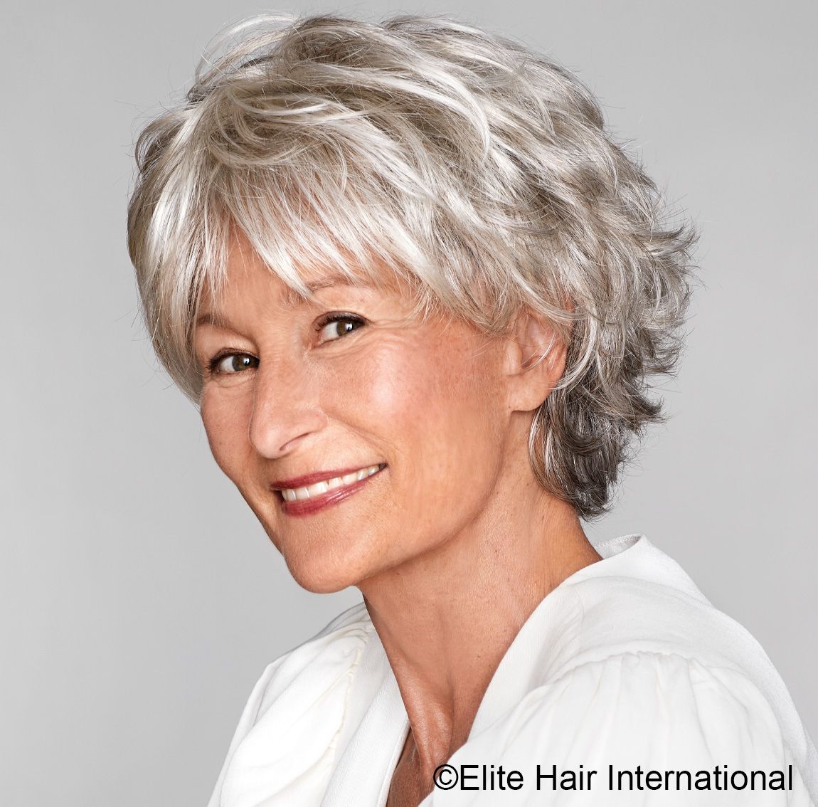 Visual Idea — Winter Hair Colors for Women Over 70