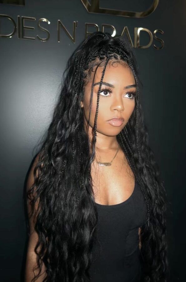 Long Visual Idea Long Visual Idea β Winter Braids for Black Women