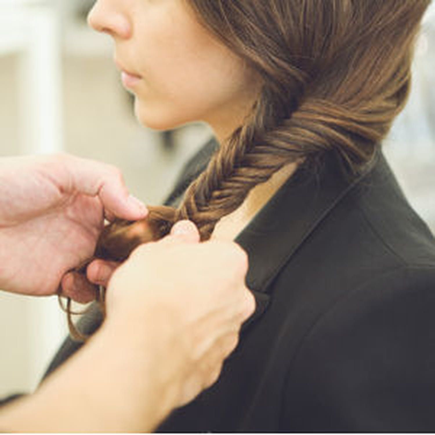No Bangs Visual Idea — Winter Braided Hairstyles