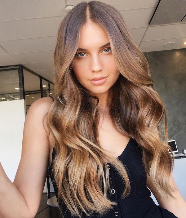 Classic Dark to Bright Blonde Ombre — Winter Ombre Hair