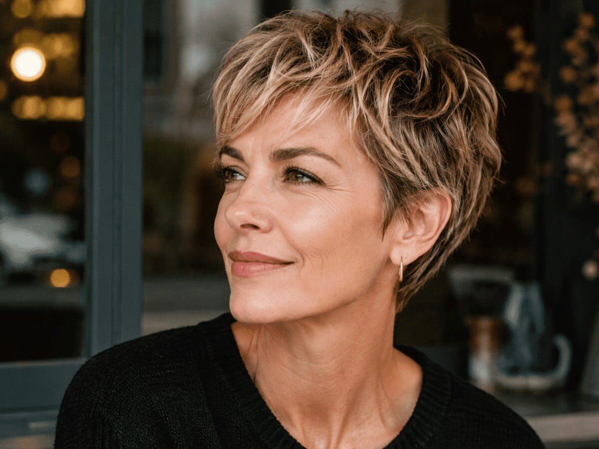 Shoulder Length Visual Idea — Winter Haircuts for Women Over 40