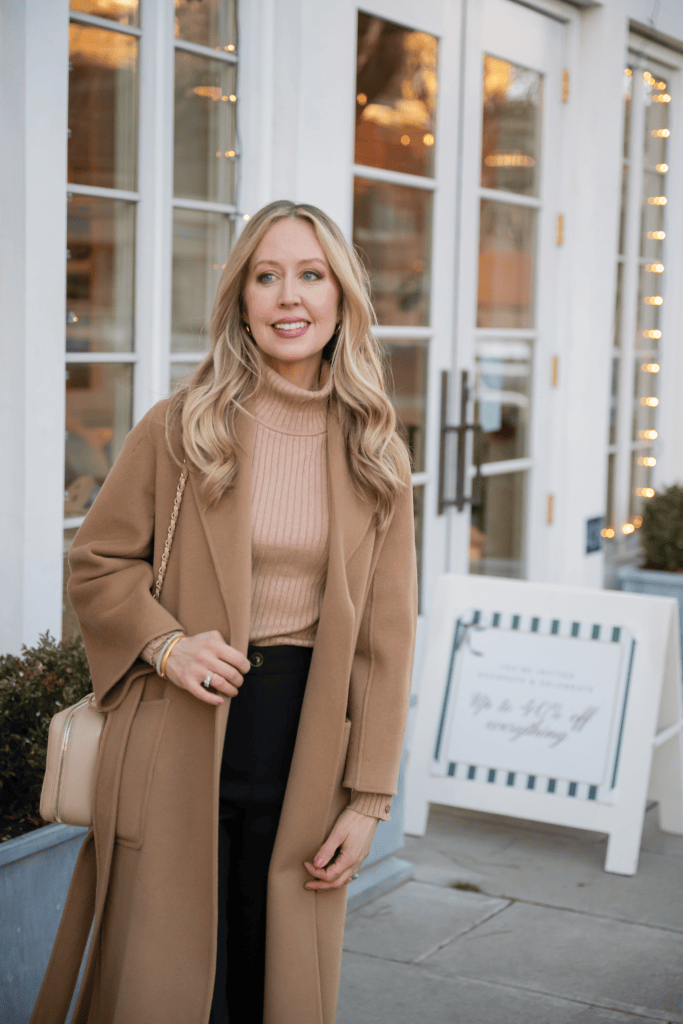Smart Casual Business Casual Outfit Idea — Brown Coat Outfits