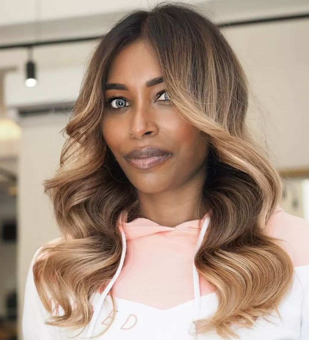 Collarbone Layers With Balayage Collarbone Layers With Balayage β Winter Hair Colors for Black Women