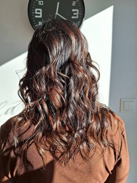 Visual Idea β Styled In Loose Chestnut Brown Hair