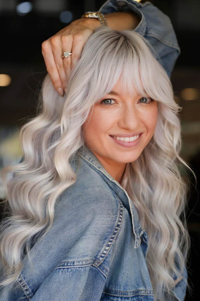 Ash Blonde Base With Platinum Highlights Visual Idea — Winter Hair Colors