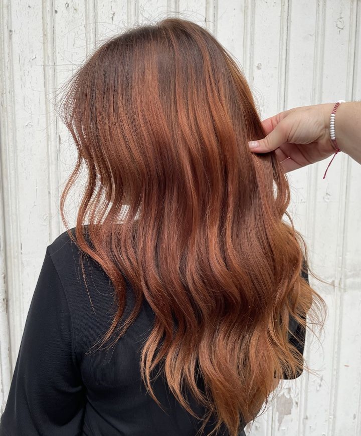 Dark Base To Copper Ombre Dark Base To Copper Ombre β Winter Copper Hair Color