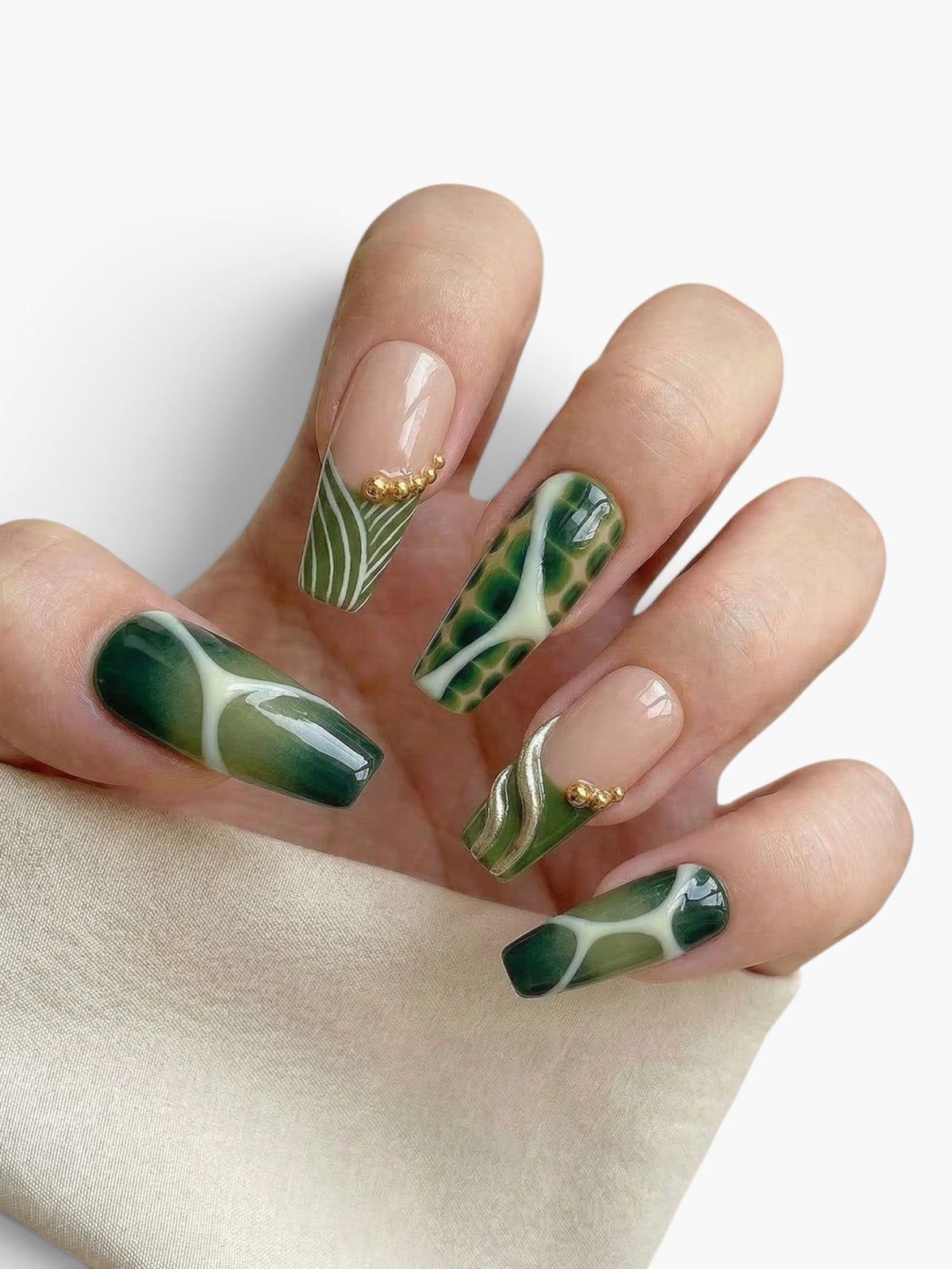 Any Visual Idea — Emerald Green Nails
