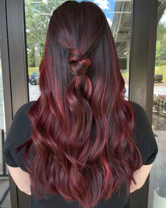 Layers Visual Idea — Dark Winter Hair Colors