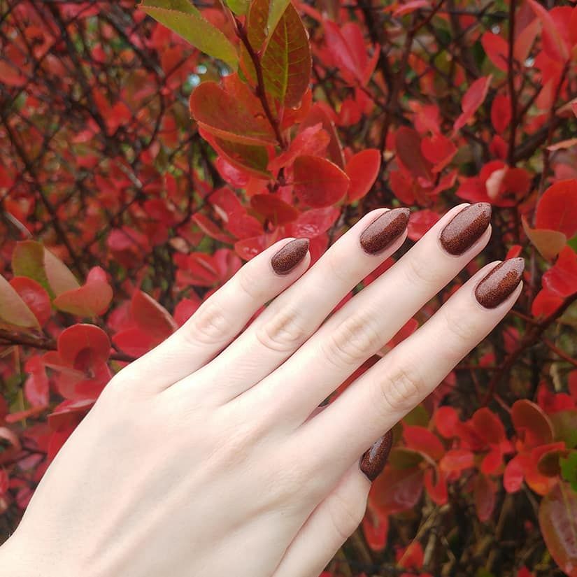 Glitter Visual Idea Glitter Visual Idea โ Fall to Winter Nails