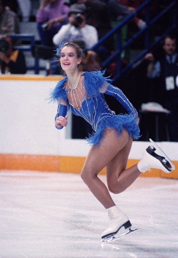 Royal Blue Feathered Dress with Sequined Detailing Royal Blue Feathered Dress with Sequined Detailing β Ice Skating Outfits