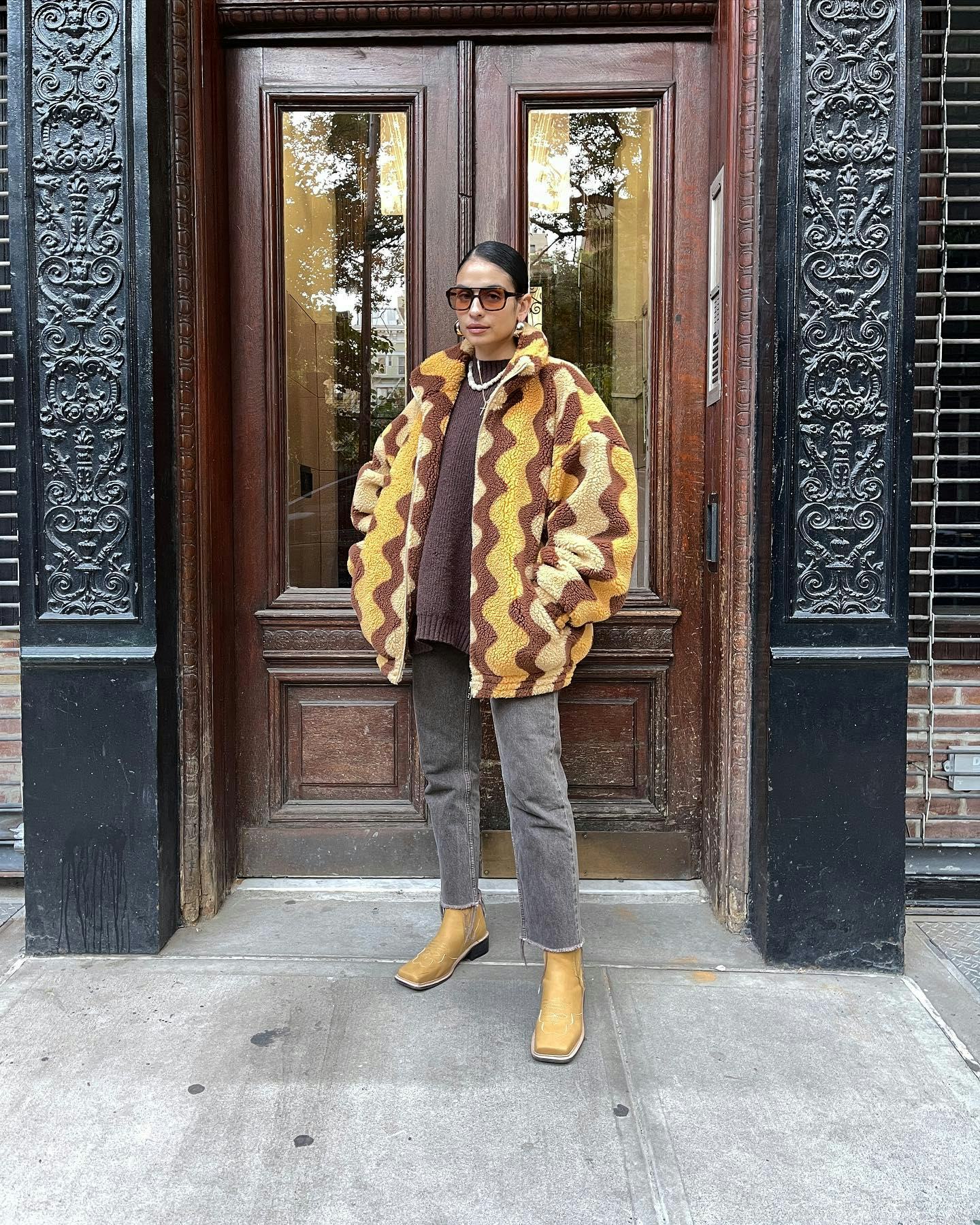 Outfit Idea Outfit Idea โ Fleece Jacket Outfits