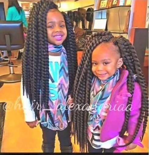 Long Braided Pigtails Long Braided Pigtails β Winter Hairstyles for Kids