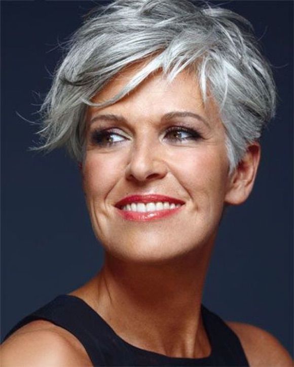 Visual Idea — Winter Hair Colors for Women Over 60