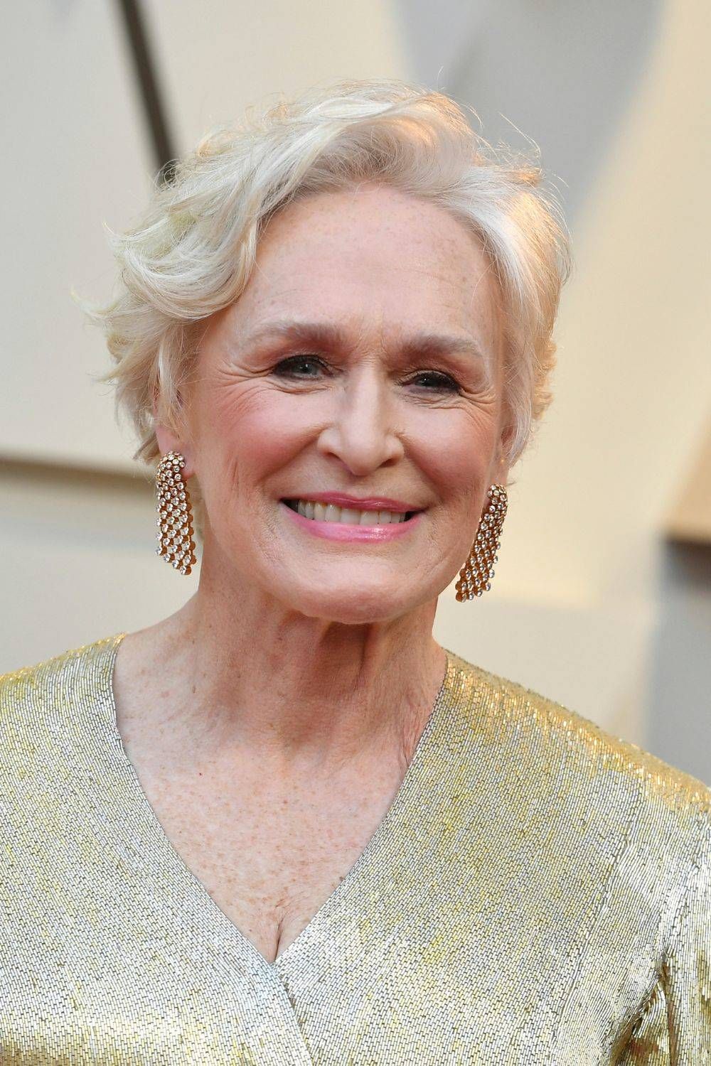 Textured Silver Blonde Layered Cut — Winter Haircuts for Women Over 60