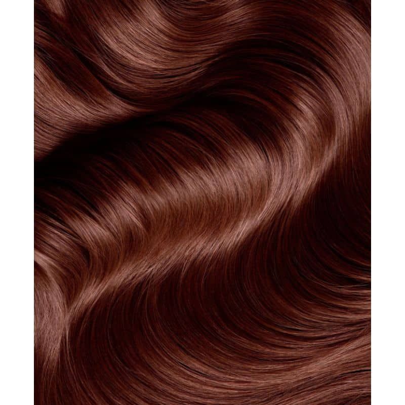 Chin Visual Idea — Mahogany Hair Color