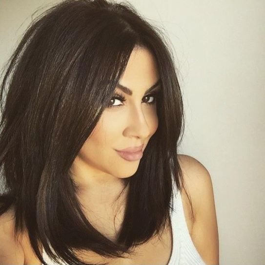 Dark Brown Visual Idea Dark Brown Visual Idea β Medium Length Winter Haircuts