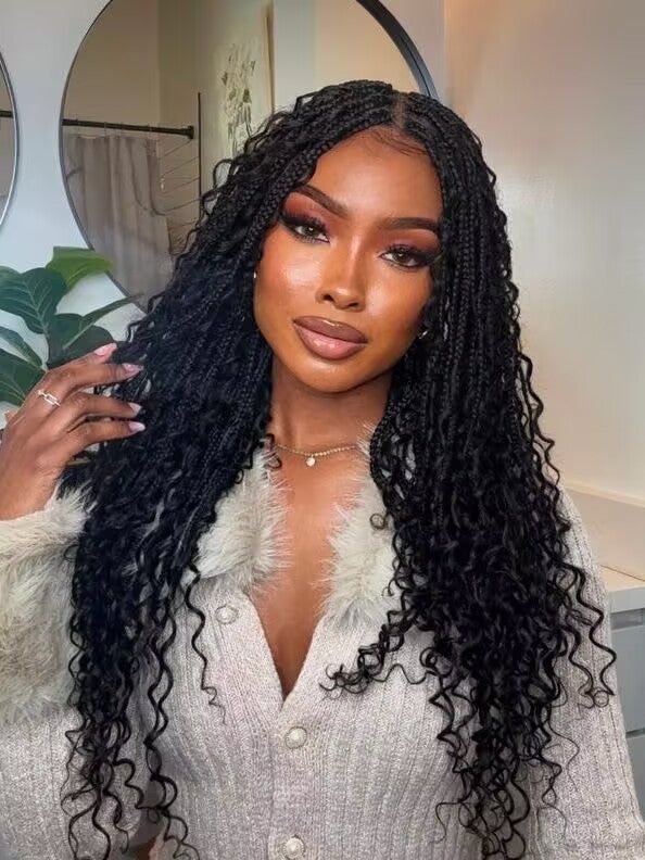 No Bangs Visual Idea No Bangs Visual Idea β Winter Braid Colors for Black Women