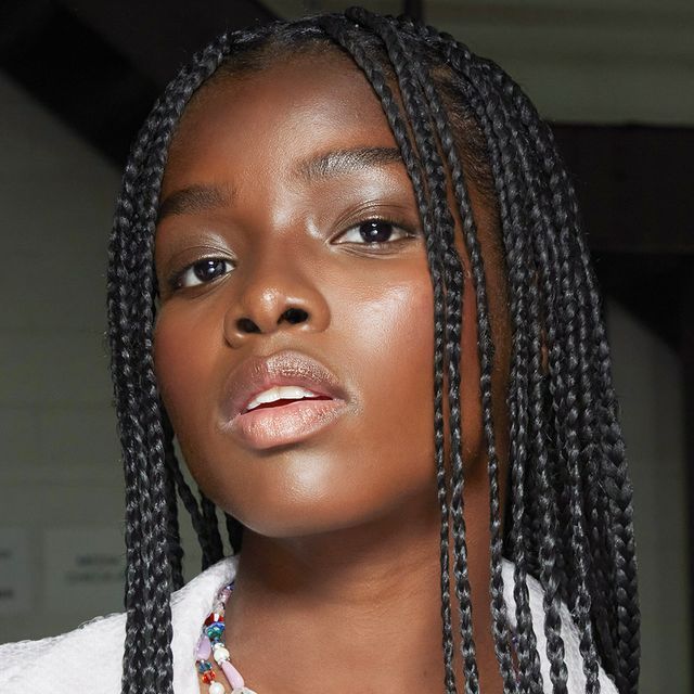 Box Braids Visual Idea — Winter Braided Hairstyles