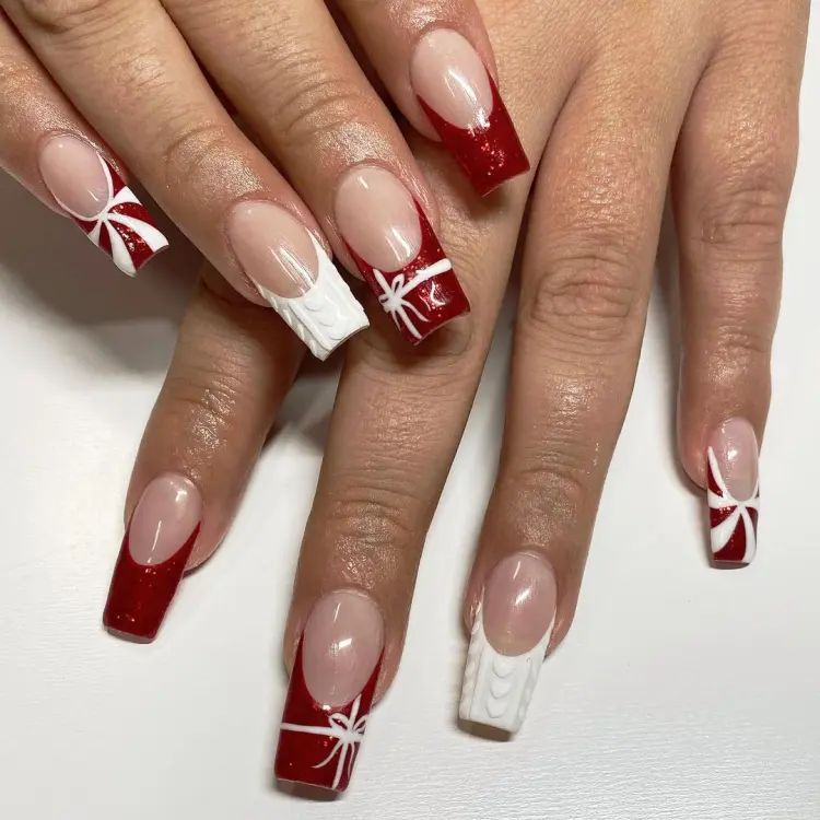 Christmas Visual Idea Christmas Visual Idea β Cherry Red Christmas Nails 2026