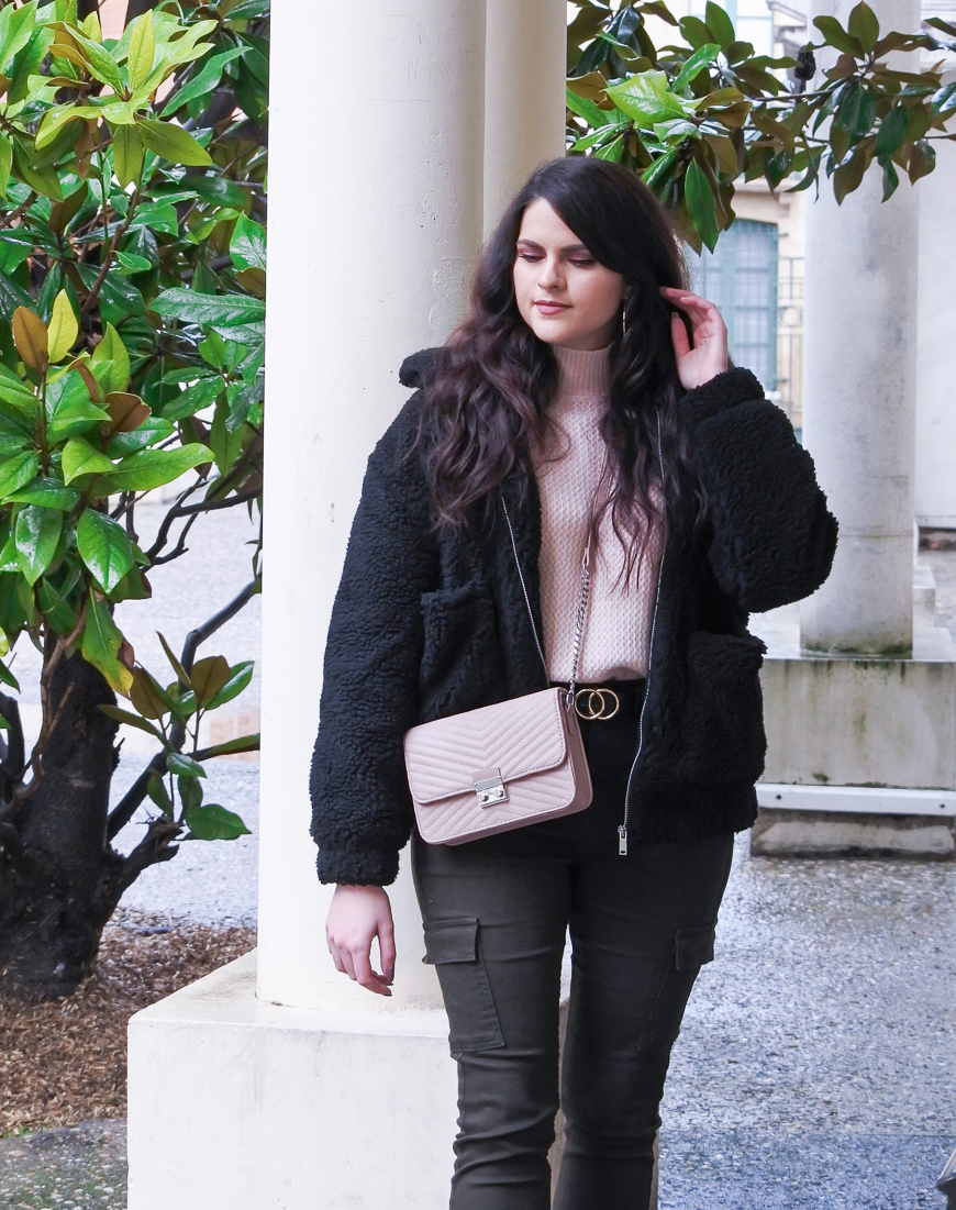 Casual Everyday Outfit Idea — Teddy Coat Outfits
