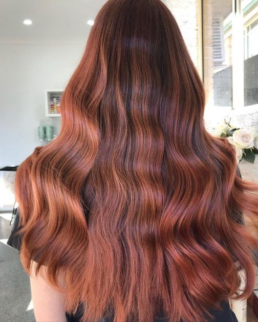 Long Layers Visual Idea — Winter Hair Colors