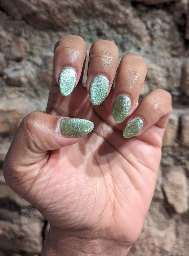 Cat Eye Effect On All Nails Visual Idea Cat Eye Effect On All Nails Visual Idea โ Winter Cat Eye Nails