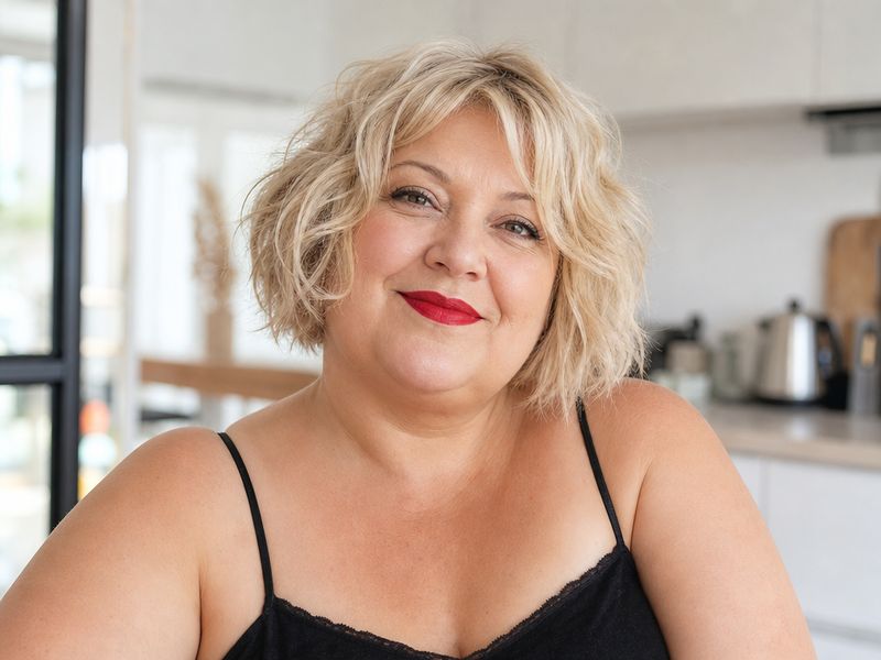 Wavy Ash Blonde Bob With Highlights Wavy Ash Blonde Bob With Highlights β Winter Hair Colors for Plus Size Women