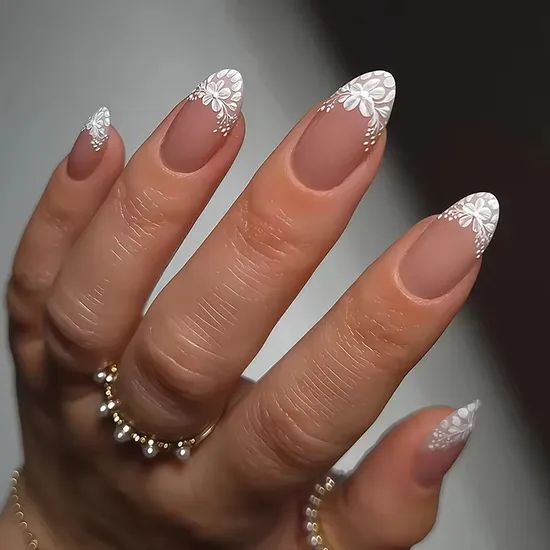 Visible Visual Idea Visible Visual Idea โ Winter Almond Nails