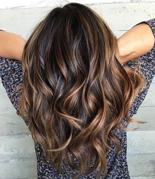 Visual Idea — This Mid-Back Length Hair — Cinnamon Brown Hair