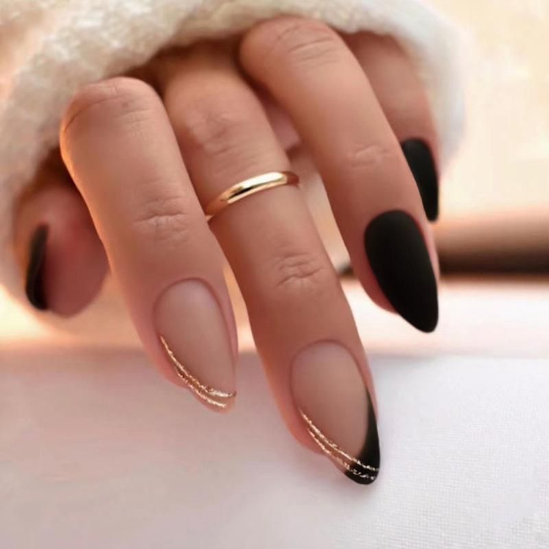 Matte Metallic Visual Idea Matte Metallic Visual Idea β Simple Winter Nails