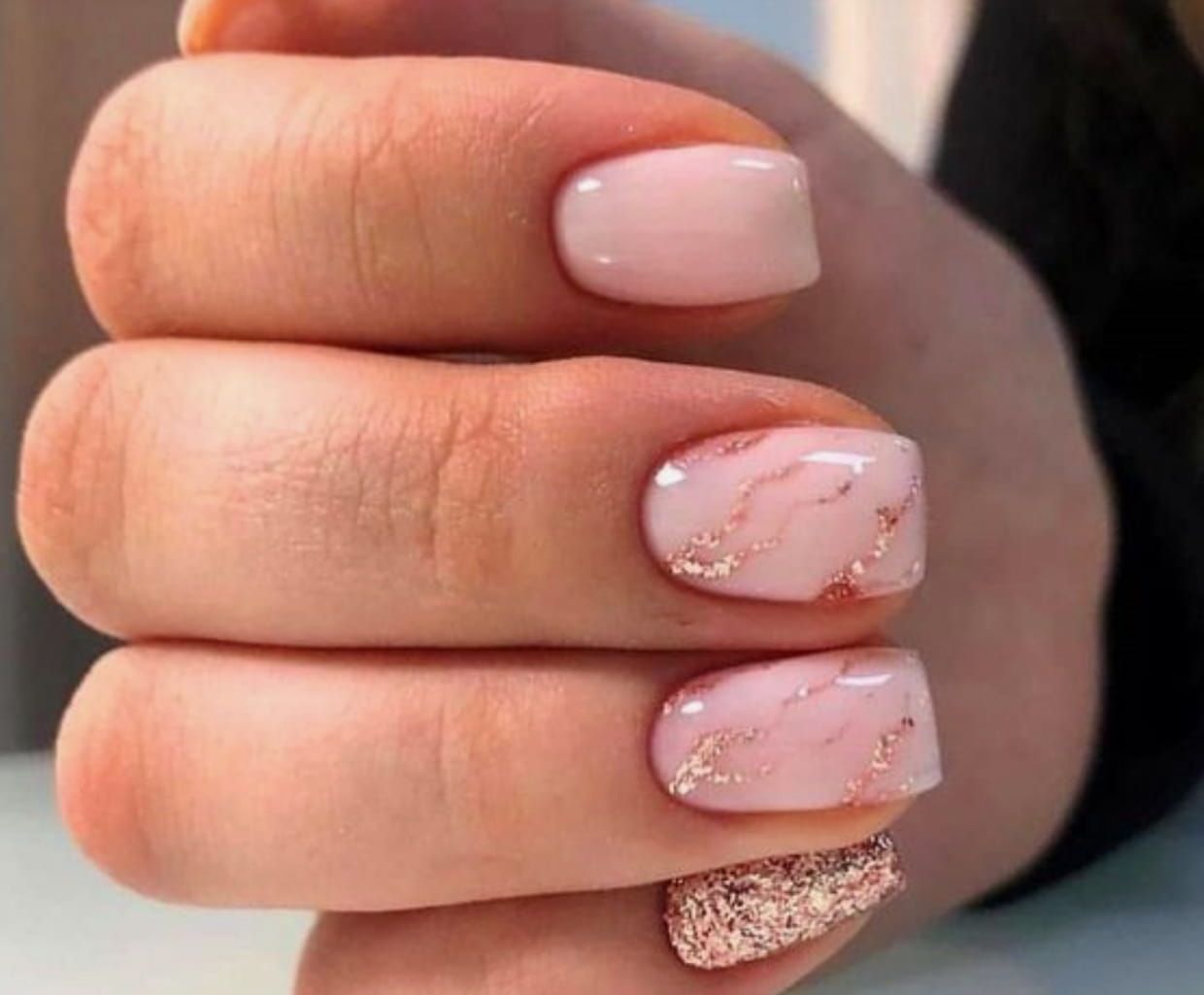 The Single Detail A Reader Notices First Visual Idea — Winter Marble Nails